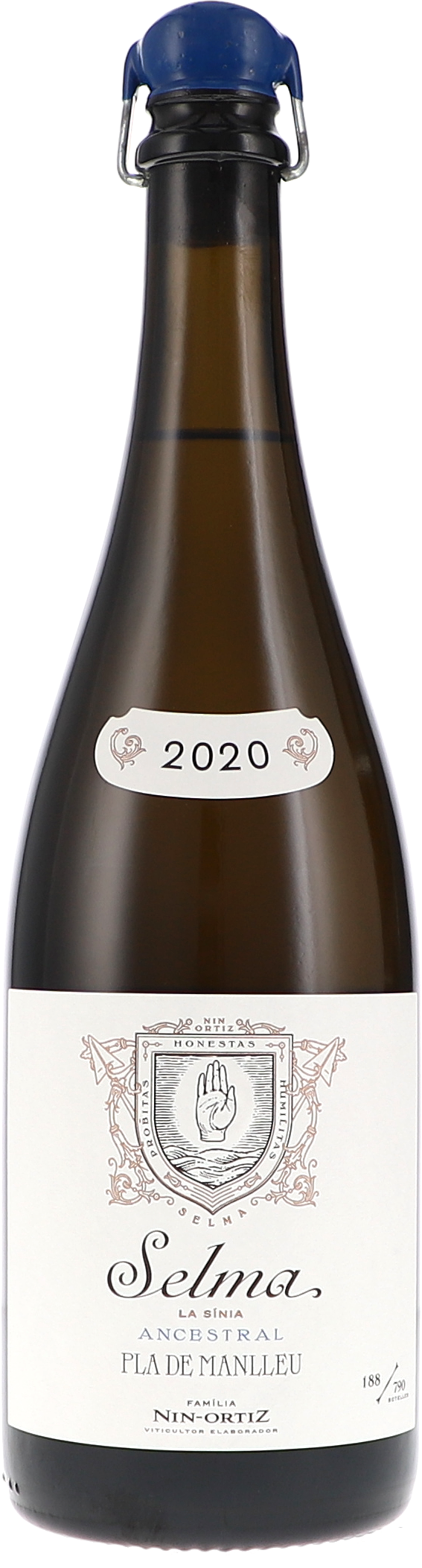 Selma, Ancestral champagne, Flasche, Schaumwein, Glasflasche, Etikett
