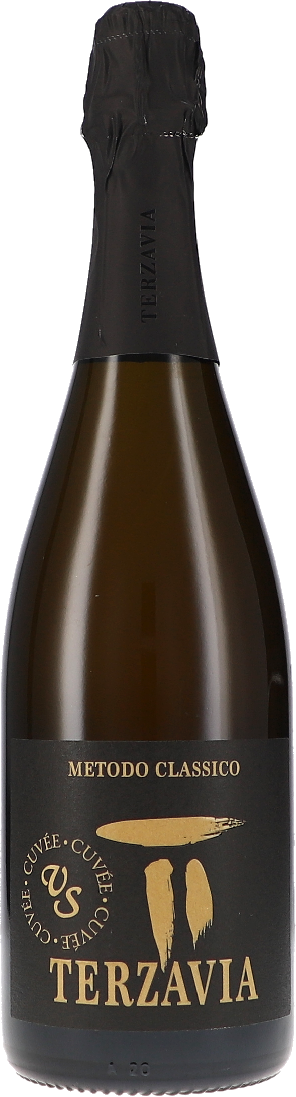 Metodo Classico "Terzavia" Cuvée VS deg. 2024, Extra Brut Sekt, Flasche, Glasflasche, Brut, Terzavia