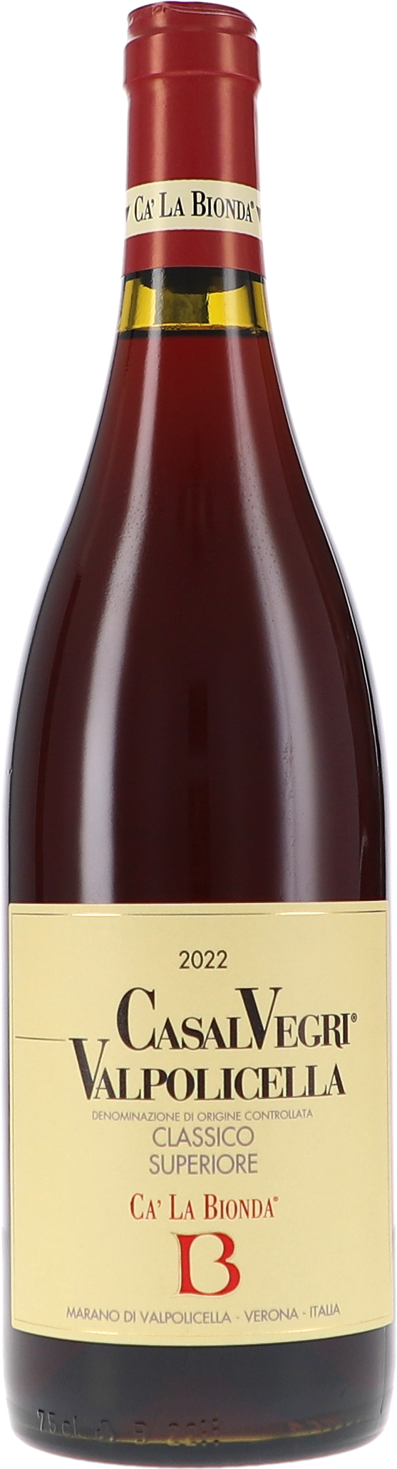 Valpolicella Classico Superiore DOC Casal Vegri wein, valpolicella, flasche, rotwein, italien