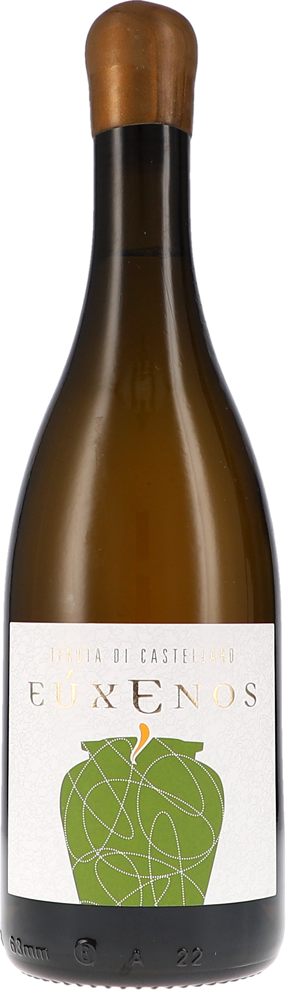 EúxEnos Amphore IGT Champagner, Flasche, Wein, Schaumar, Gläser