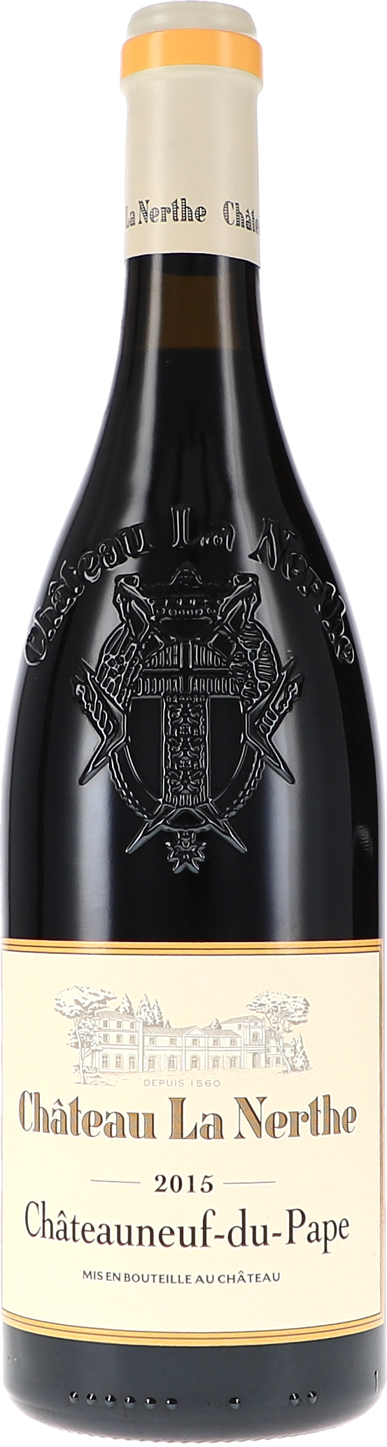 Wein, Rotwein, Bordeaux, Château La Nerthe, 2015