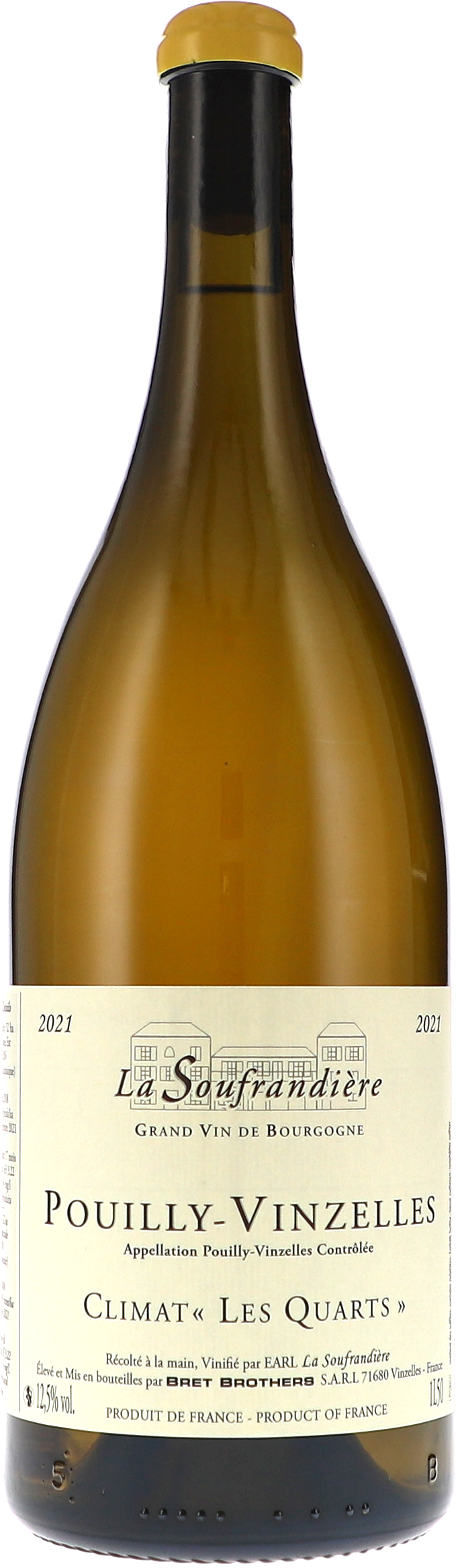 Pouilly-Vinzelles Climat "Les Quarts" AOC Alkohol, Getränk, Flasche, Schnaps, Weinflasche