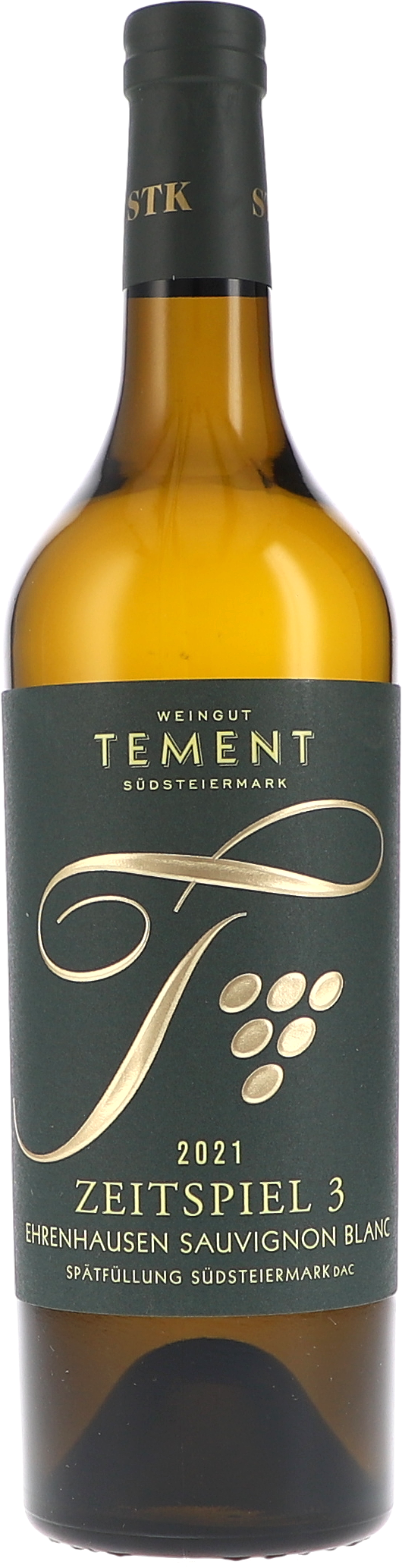 Ehrenhausen Sauvignon Blanc "Zeitspiel 3" Spätfüllung Alkohol, Bier, Getränk, Flasche, Schnaps