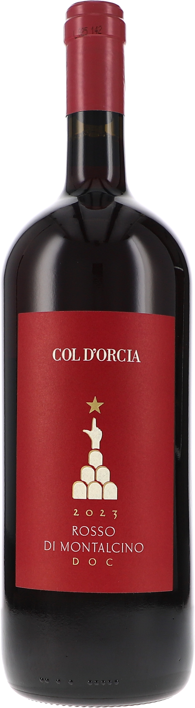 Rosso di Montalcino DOC Alkohol, Schnaps, Flasche, Weinflasche, Roter Wein