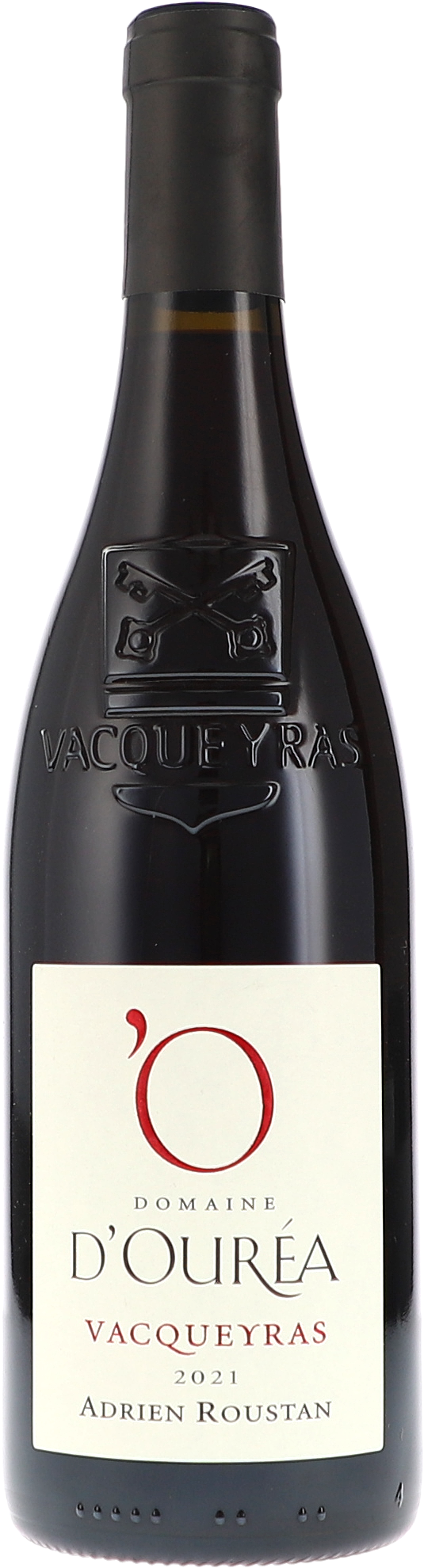 Vacqueyras rouge AOC Weißwein, Rotwein, Flasche, Etikett, Korken