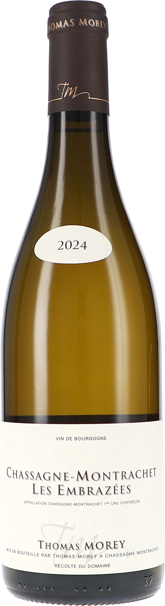 Chassagne-Montrachet, Weißwein, Weinetikett, 2024, Thomas Morey