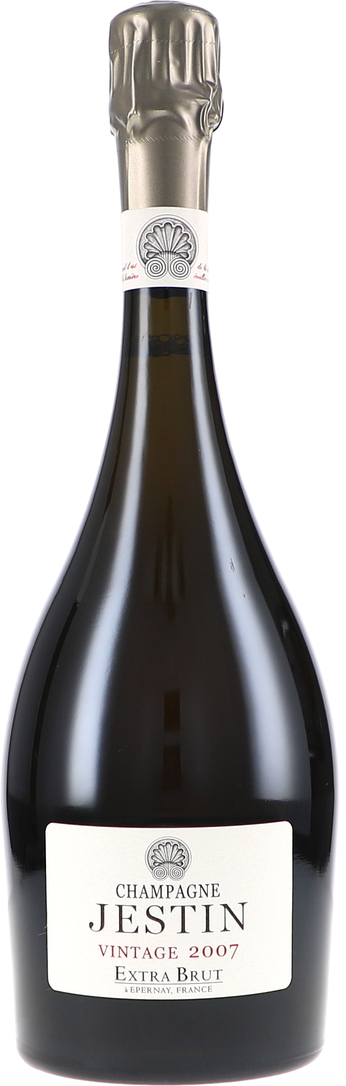 Jestin, Extra Brut champagne, flasche, sprudelnd, vintage, extra brut