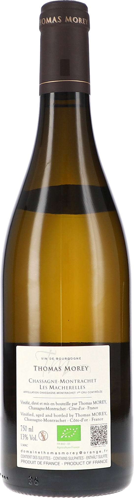 weißerwein, Chassagne-Montrachet, Les Macherelles, 750 ml, 13% Vol