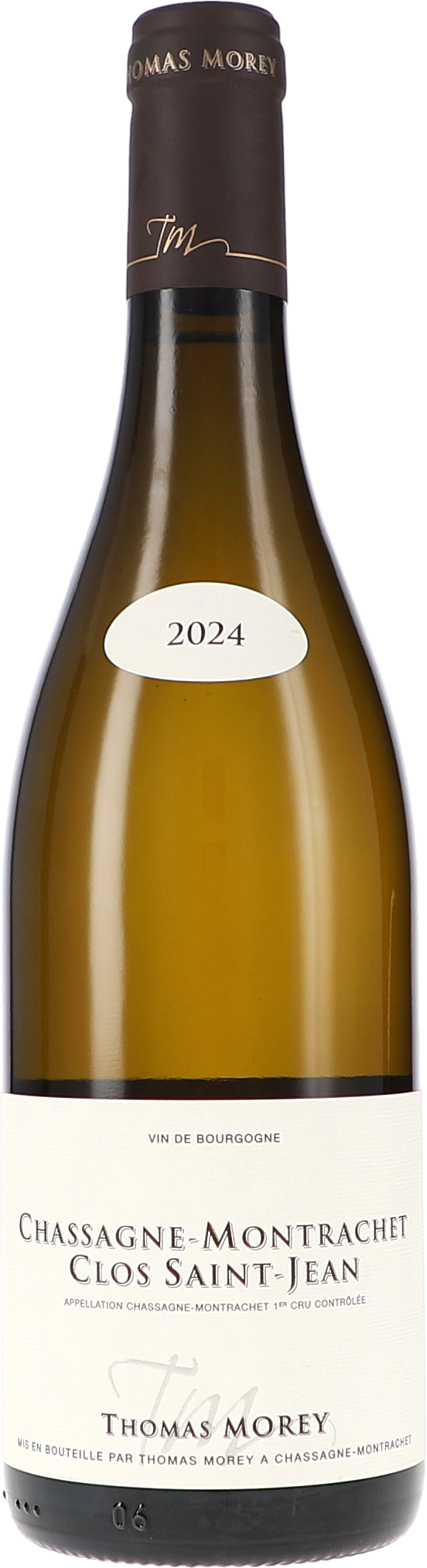 wein, weiße weinflasche, 2024, burgundischer wein, Clos Saint-Jean