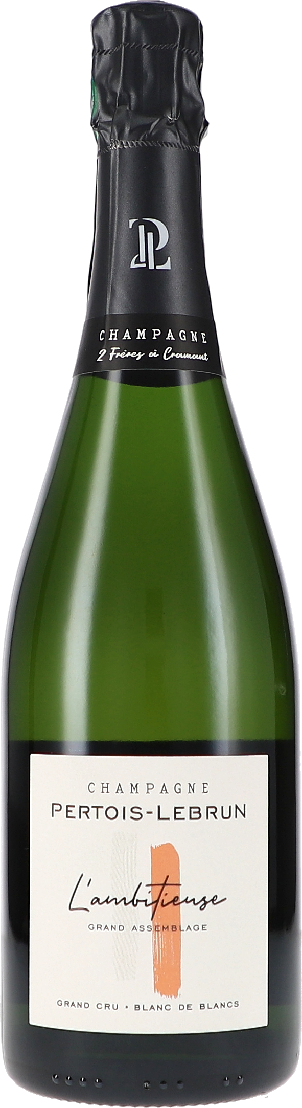 Champagner, Grüne Glasflasche, Blanc de Blancs, Grand Cru