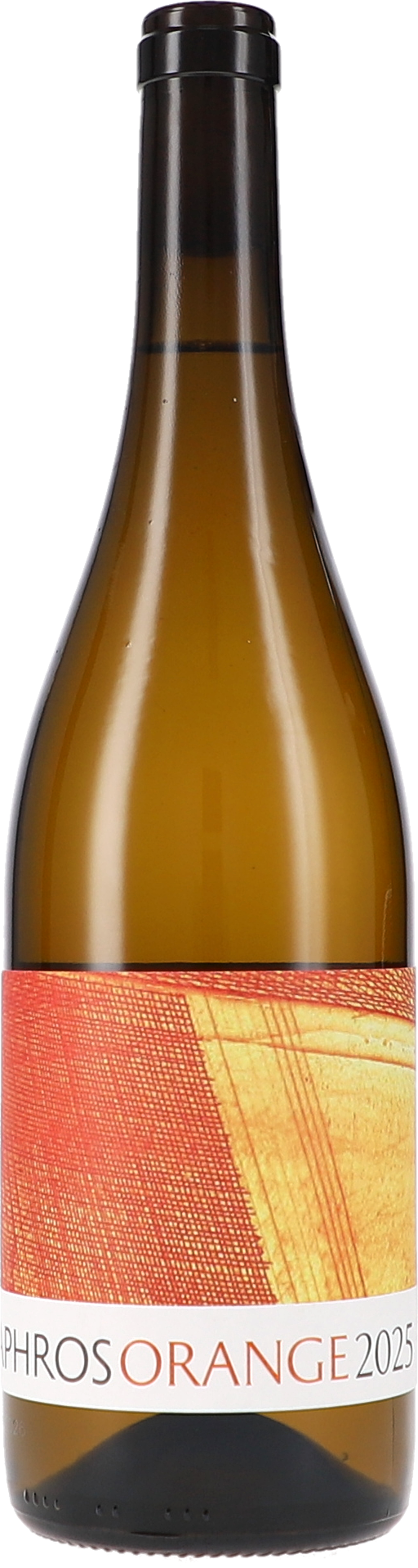 Aphros Orange Weinflasche, Orangewein, Braunglas, Schraubverschluss, Jahrgang 2025
