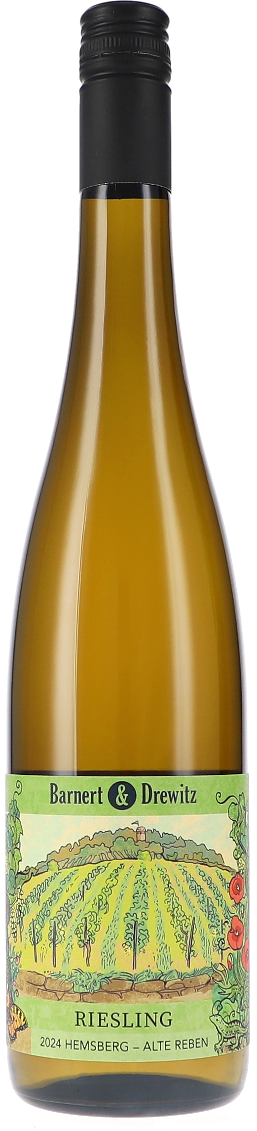 Riesling Alte Reben "Hemsberg" Flasche, Alkohol, Getränk, Bier, Weinflasche