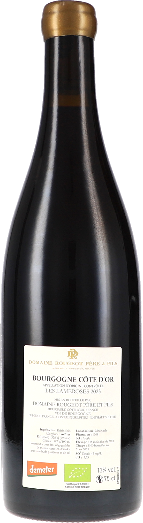 Wein, Rotwein, Bourgogne, Côte d'Or, Flasche
