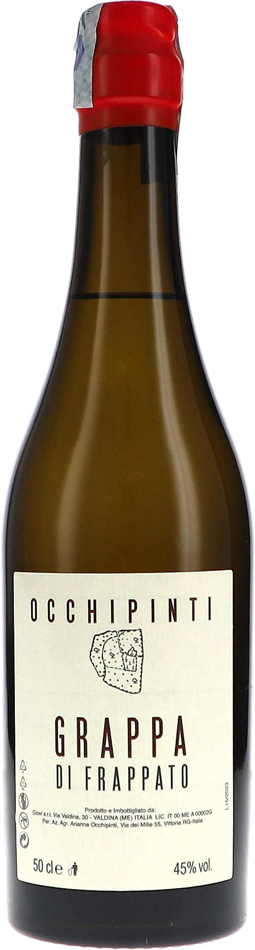 Grappa di Frappato, L15/2023 Alkohol, Bier, Getränk, Flasche, Schnaps