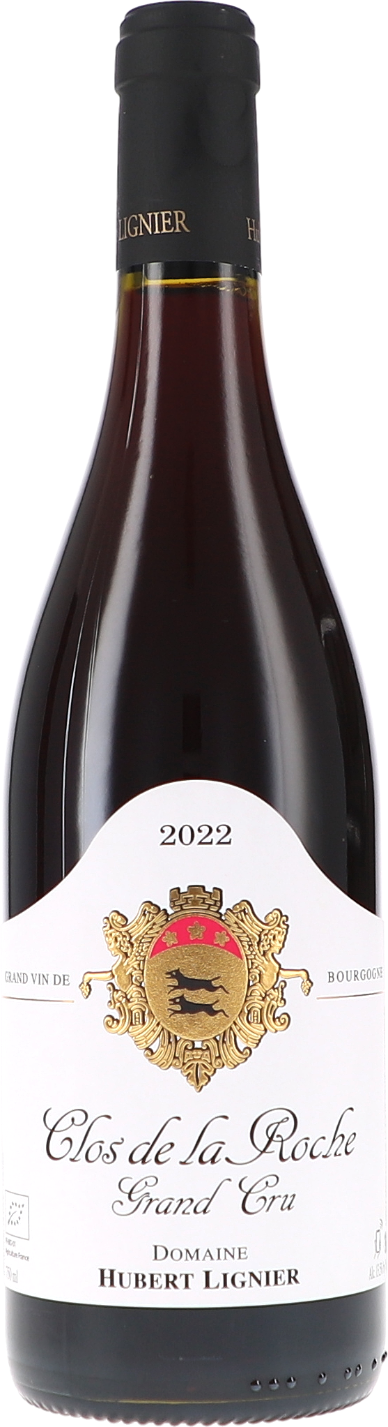 "Clos de la Roche" Grand Cru AOC wein, grand cru, rotwein, flasche, etikett