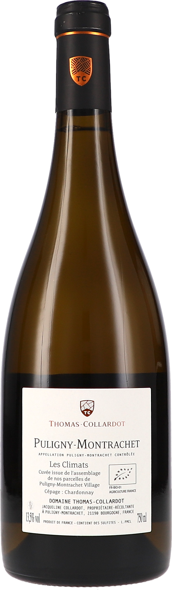Weißwein, Puligny-Montrachet, Chardonnay, Flasche, Wein-Etikett