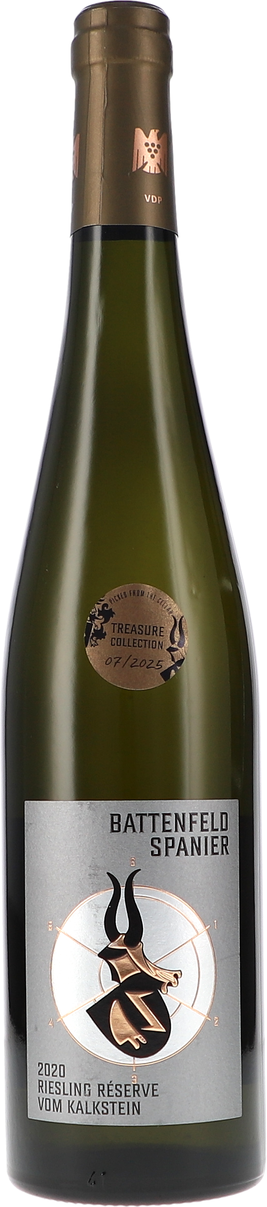 Riesling Réserve vom Kalkstein trocken "Treasure Collection" Alkohol, Getränk, Bier, Flasche