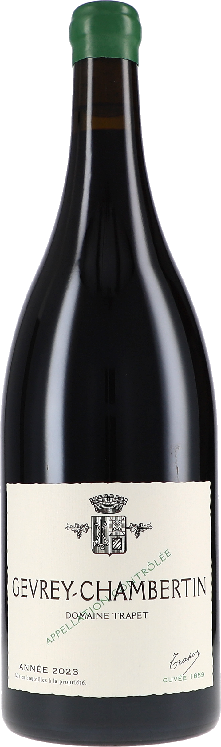 Rotwein, Flasche, Etikett, Domaine, Gevrey-Chambertin