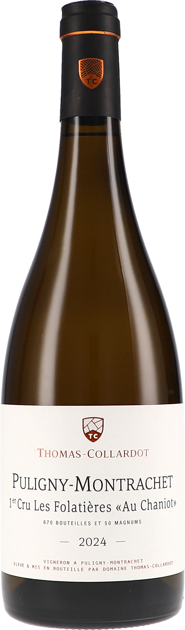 Puligny-Montrachet 1er Cru Les Folatières "Au Chaniot" AOC wein, weißwein, puligny-montrachet, flasche, 2024